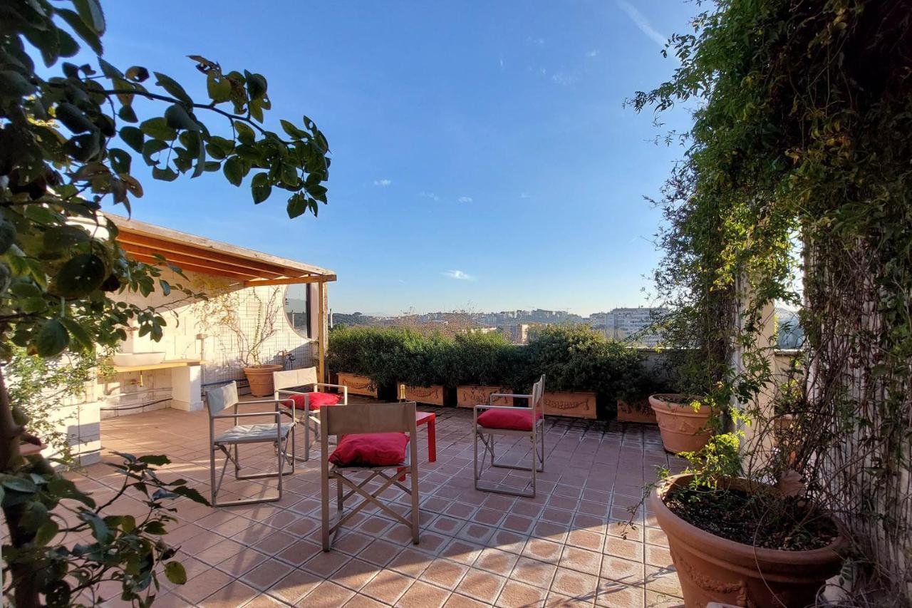 Beautiful Loft In Ponte Milvio With Terrace Apartamento Roma Exterior foto