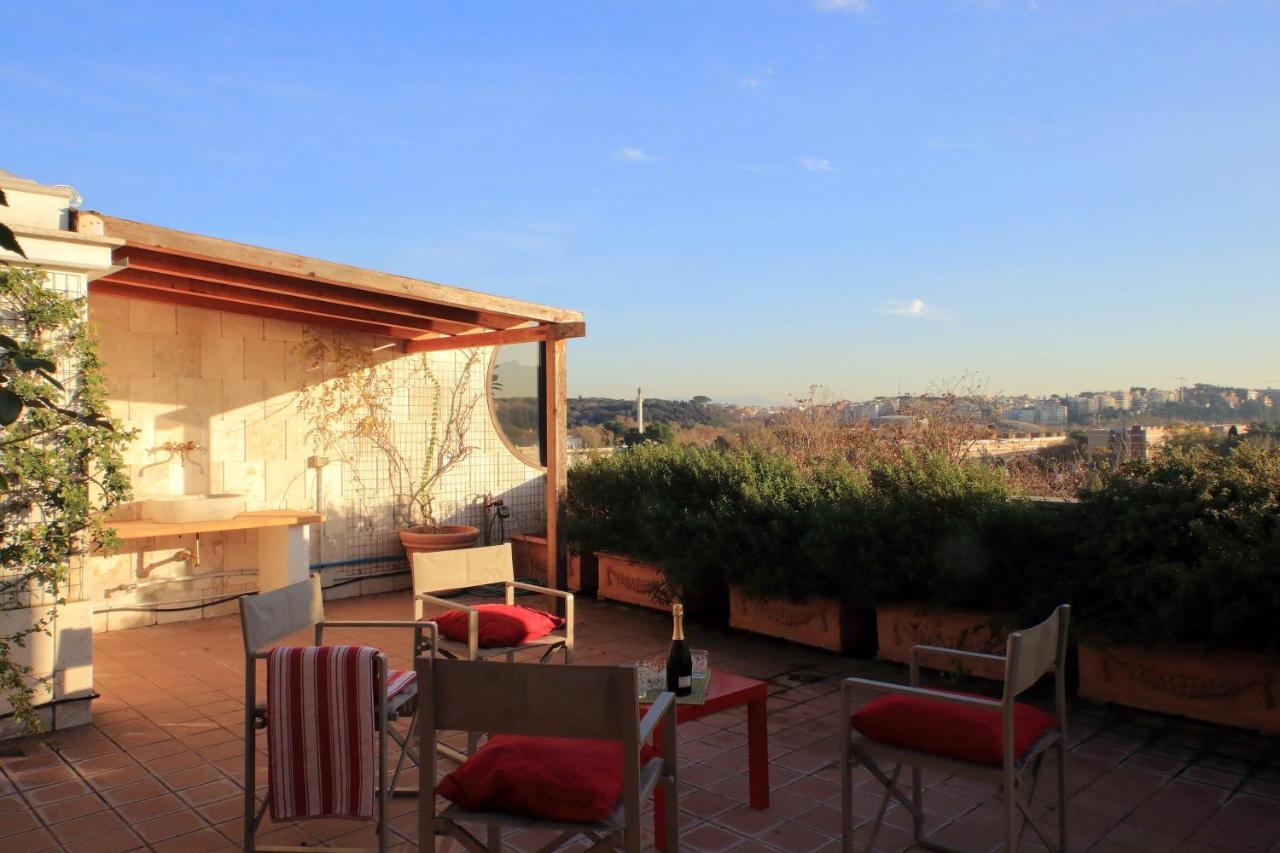Beautiful Loft In Ponte Milvio With Terrace Apartamento Roma Exterior foto
